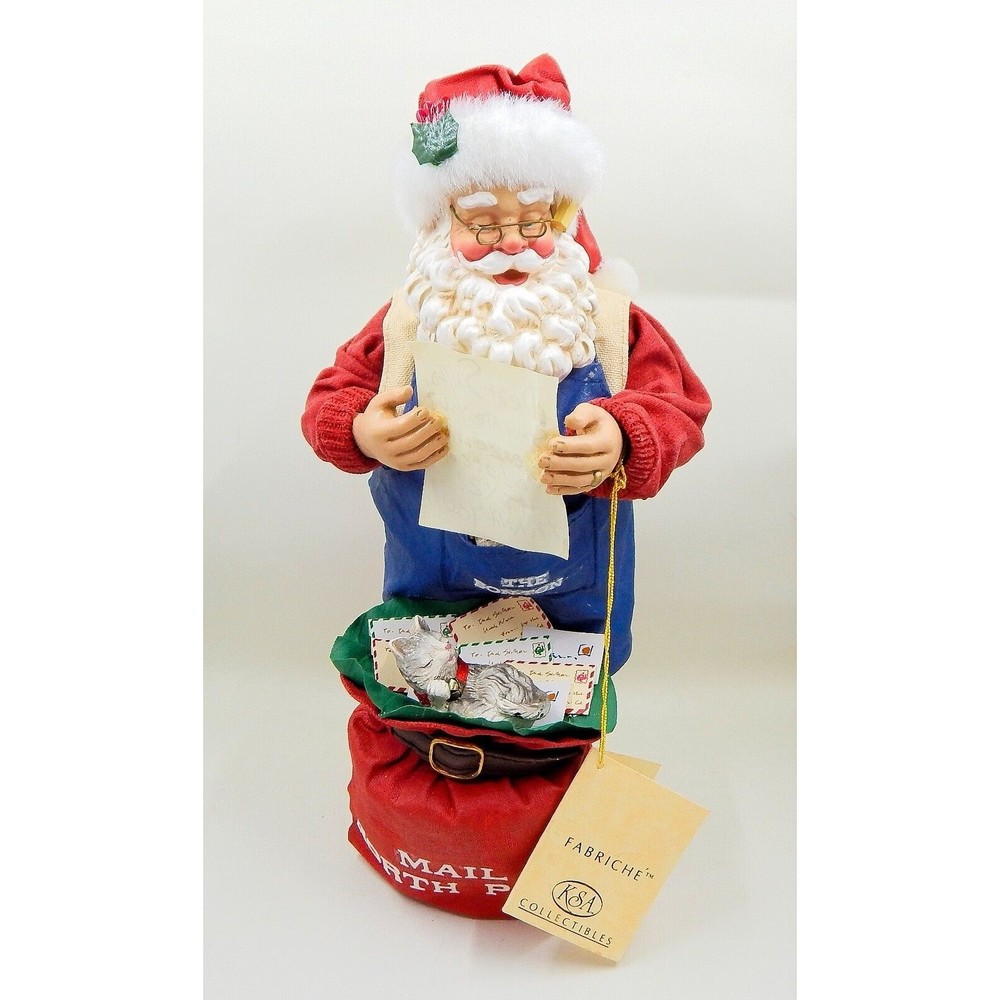 KSA Kurt S. Adler Fabriche Bon Ton Santa10" H ZBTW1804